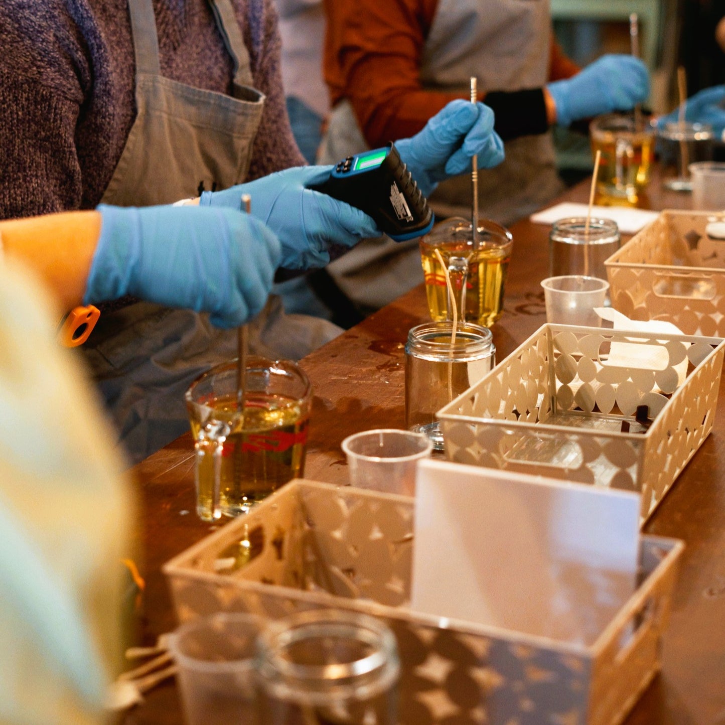 Atelier de fabrication de bougie et dégustation de vins