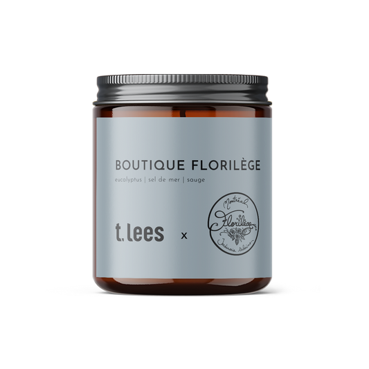 Boutique (Sea Salt & Eucalyptus) candle | T. Lees x Florilège