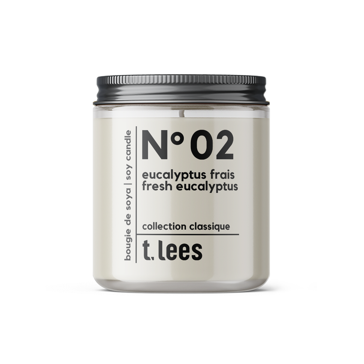 Fresh eucalyptus candle