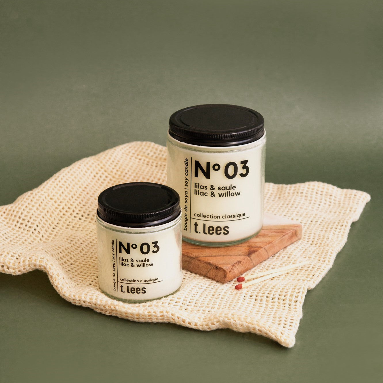 Bougie lilas & saule