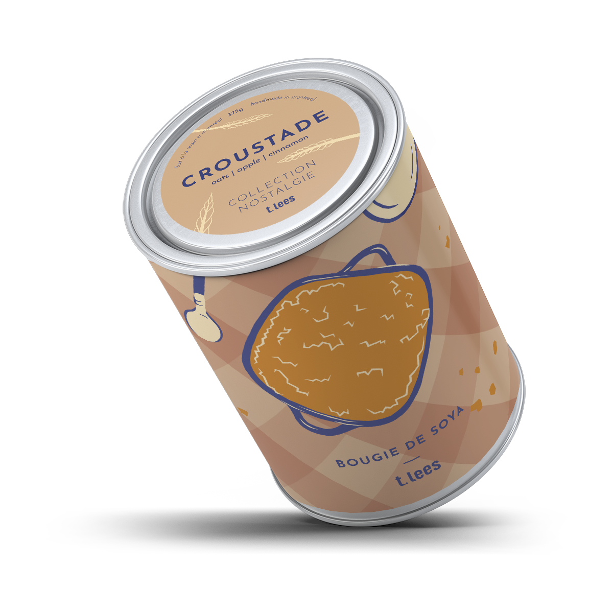 Croustade (apple crisp) candle
