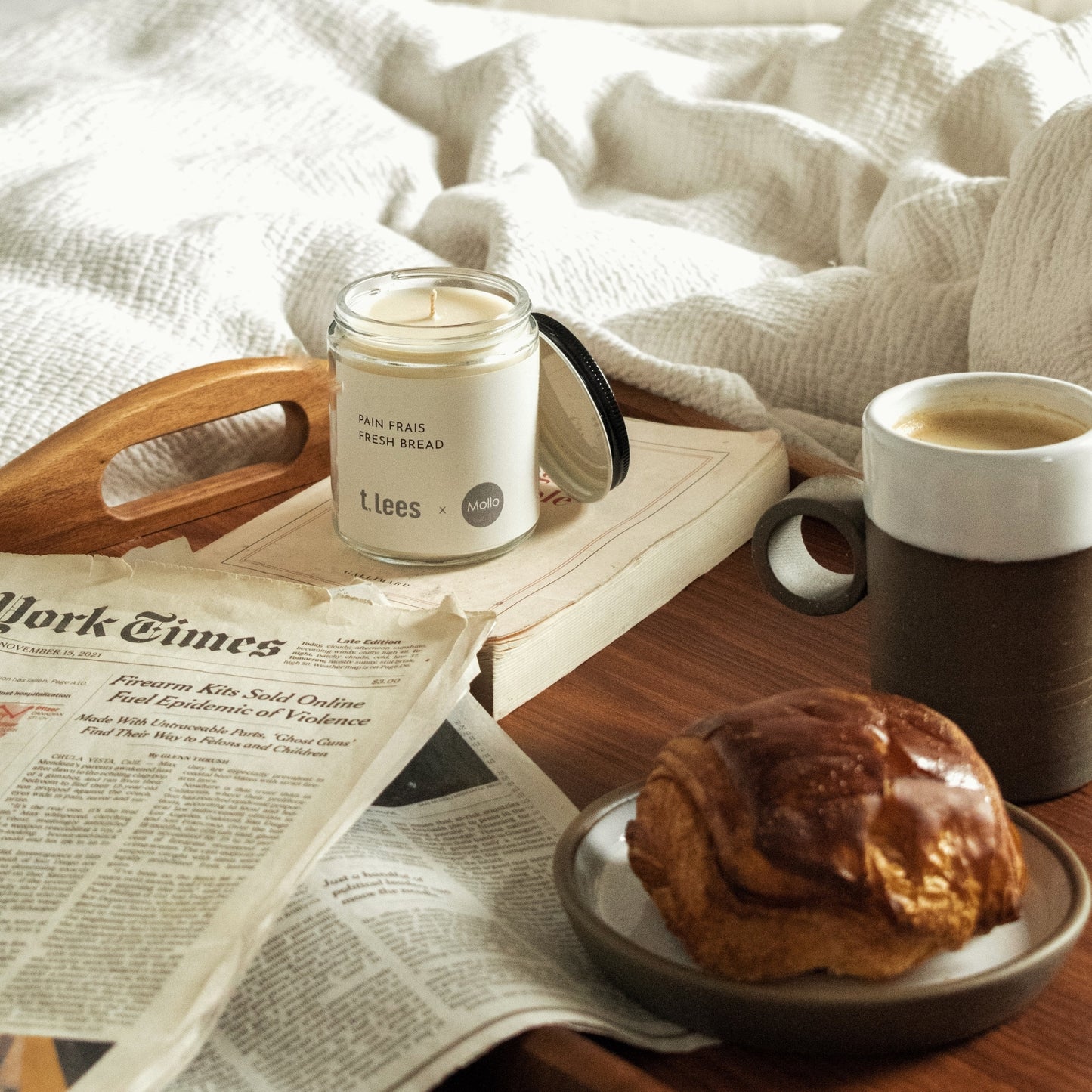 Pain frais (fresh bread) candle | T. Lees x Mollo