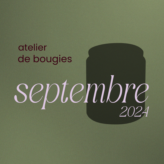 Atelier de bougies | septembre 2024