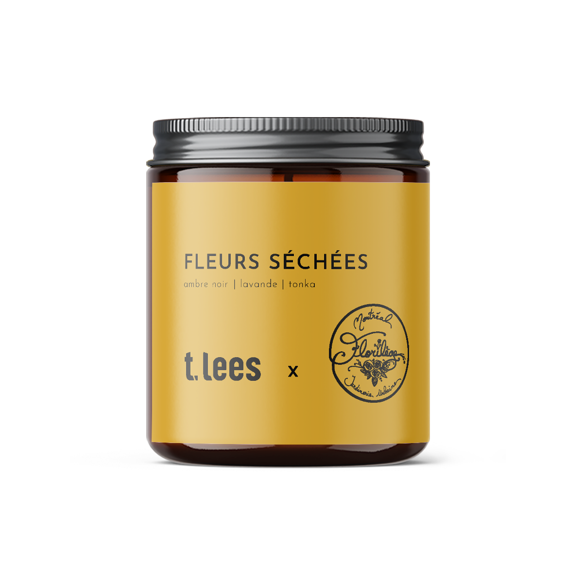 Fleurs séchées (lavender & amber) candle | T. Lees x Florilège