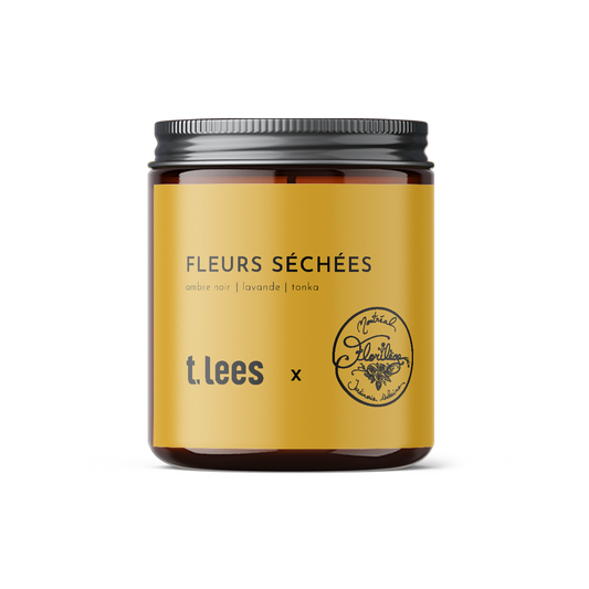 Fleurs séchées (lavender & amber) candle | T. Lees x Florilège